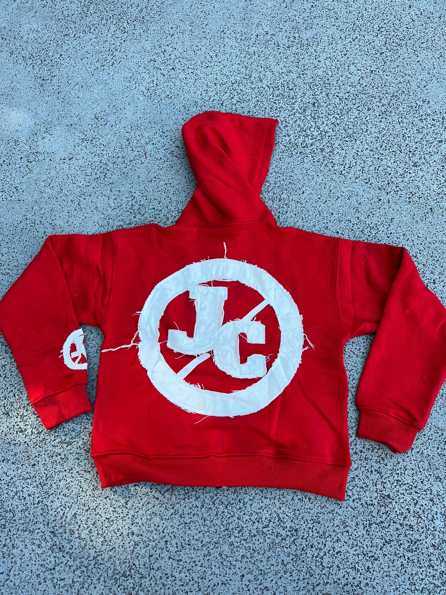 JADED DISTRESSED HOODIE