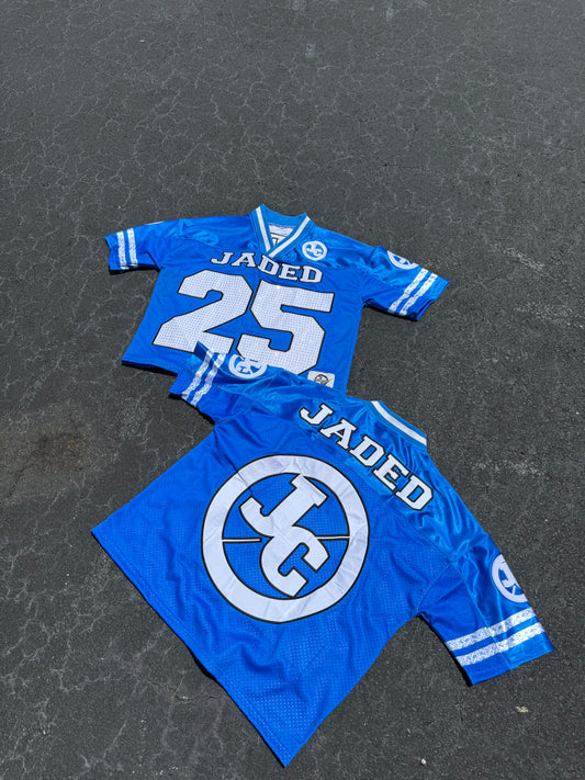 BLUE RHINESTONE JERSEY