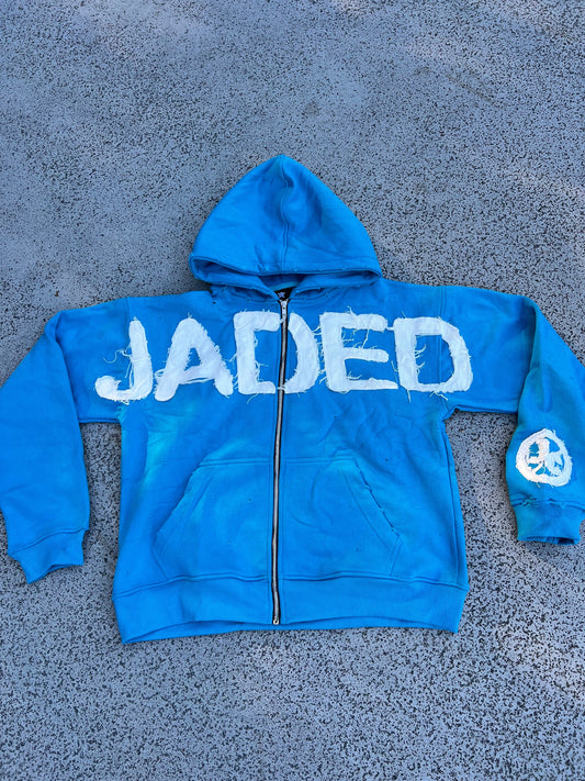 JADED DISTRESSED HOODIE