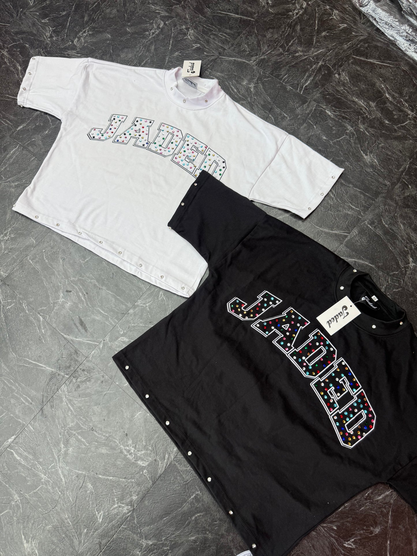 JADED CROPPED TEES